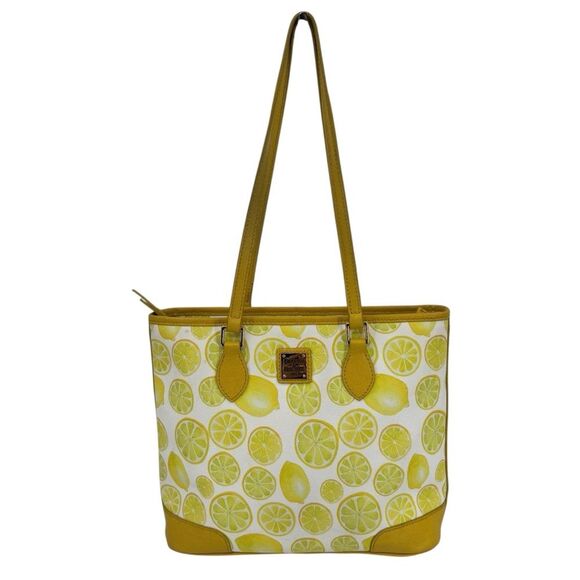 Dooney & Bourke Limone Lemons Richmond Shopper Tote Bag - Picture 2 of 12